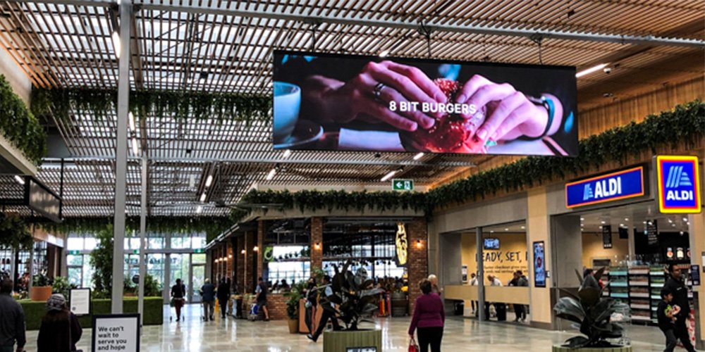 COB Led Display in the Airport