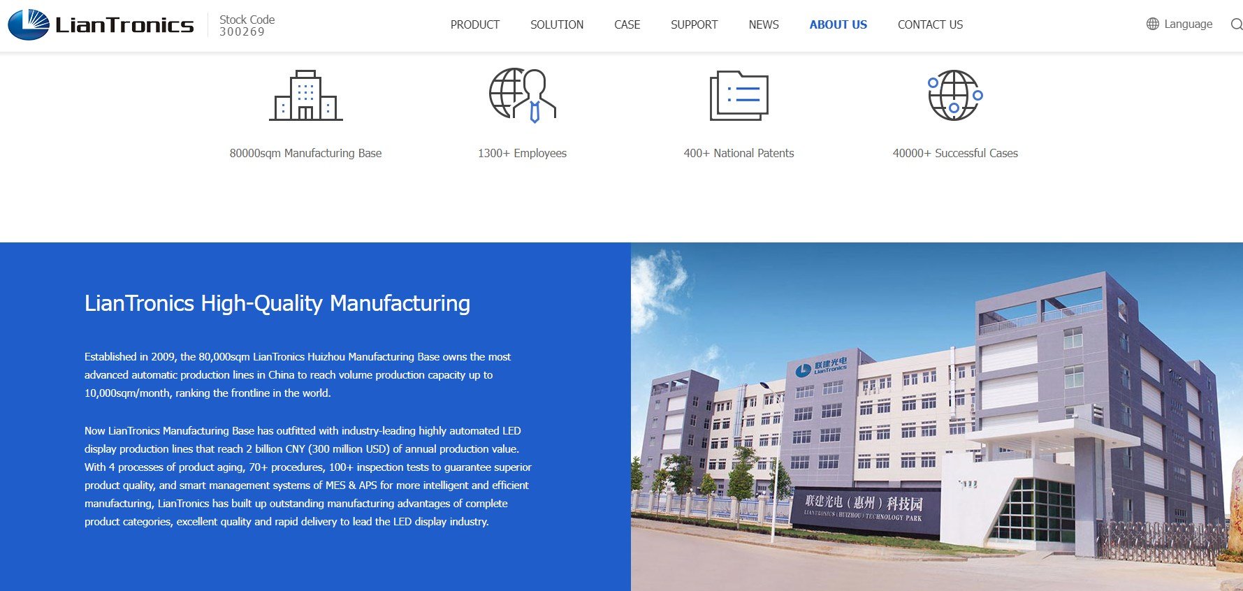 LianTronics Website