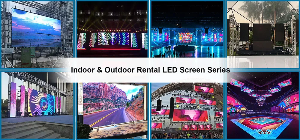 Rental LED display in the different application