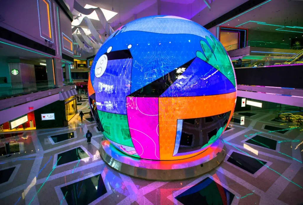 LED Sphere at Resort WorldLas Vegas